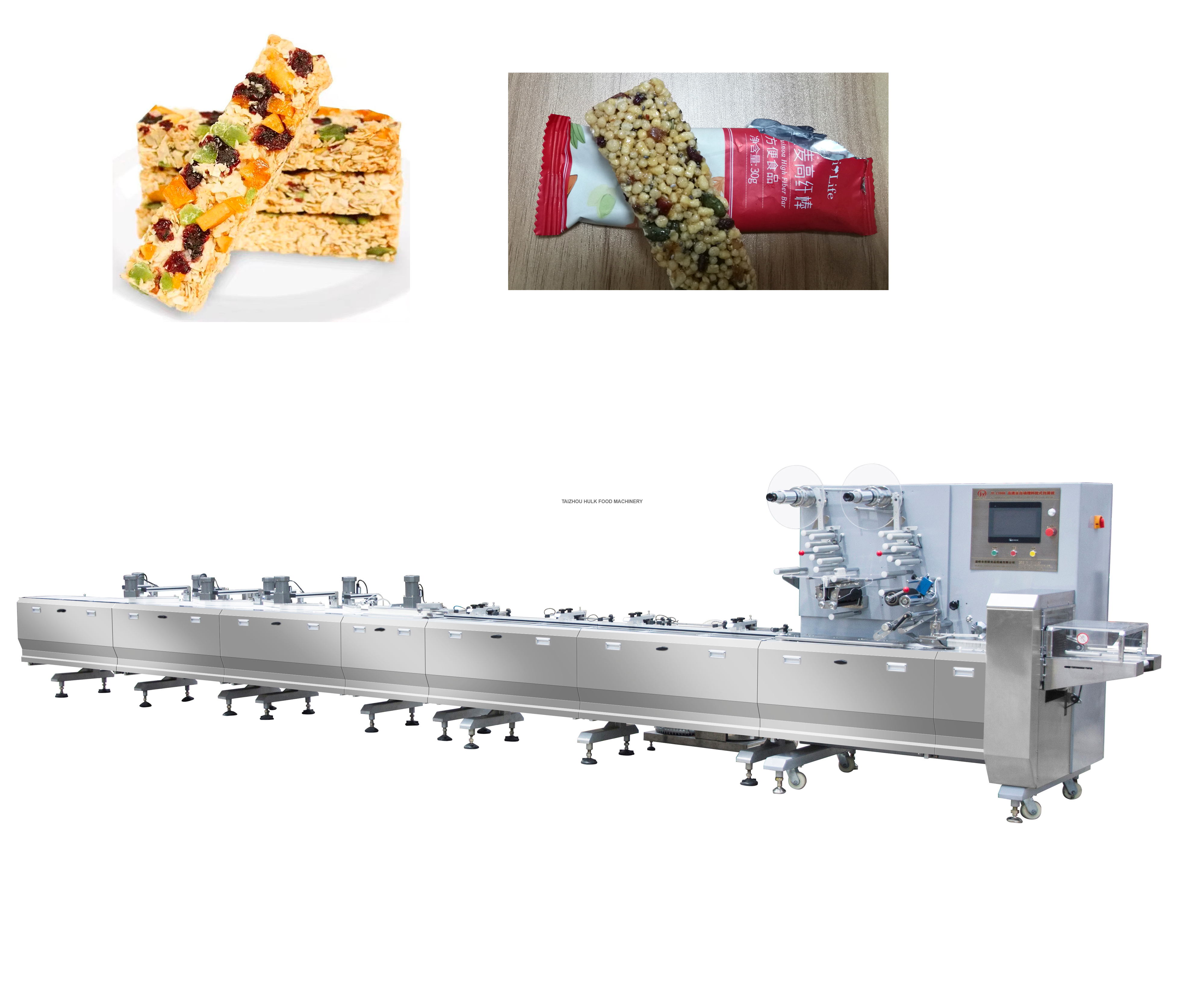 Automatic Feed Cereal Bar Granola Bar Packaging Machine