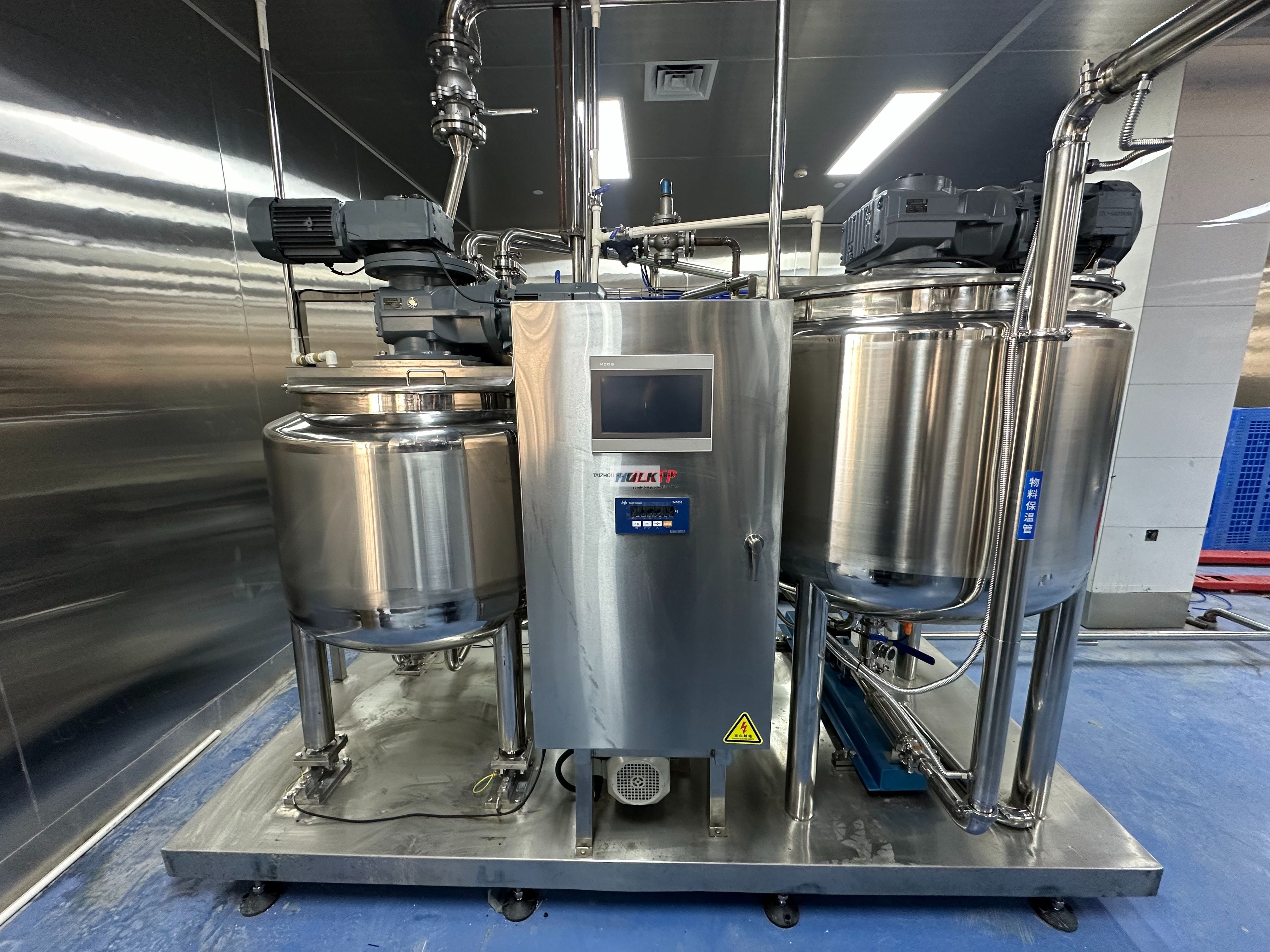 Continuous Licorice Sour Candy Extruder Line