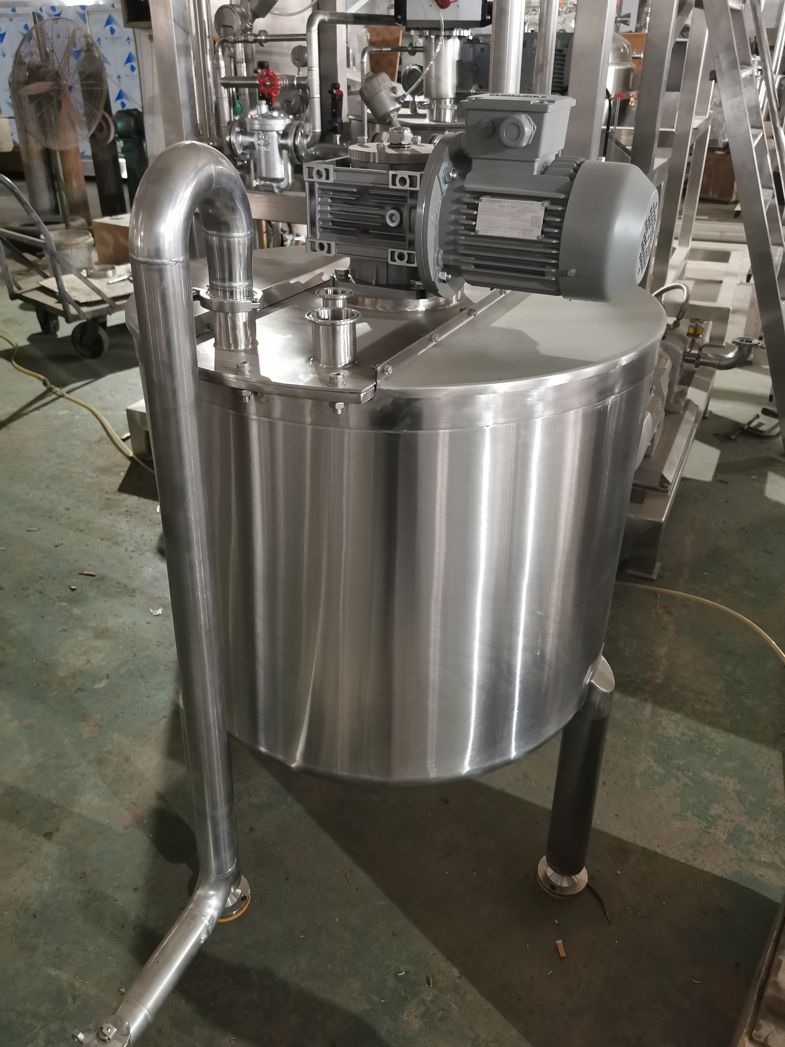 Steam Jacket Layer Sugar and Syrup Dissolving Tank(200L)