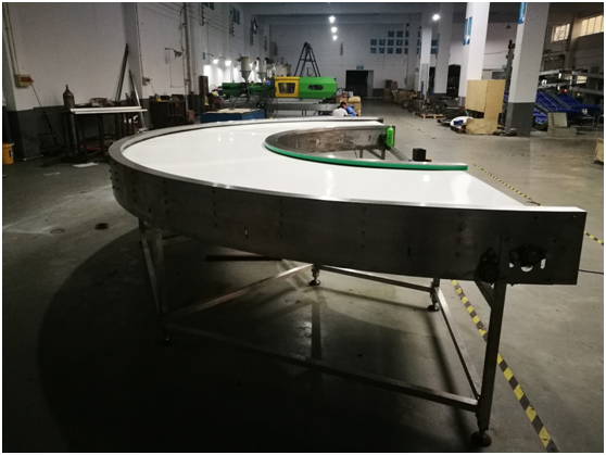 180 degree curve belt conveyor