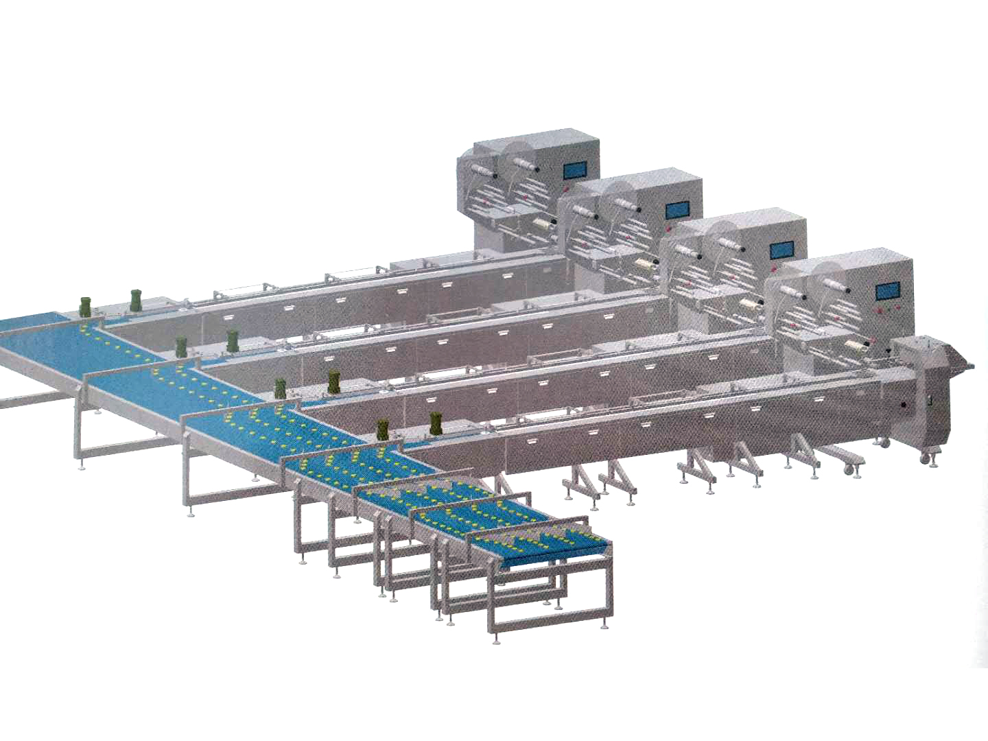 Automatic Feed Cereal Bar Granola Bar Packaging Machine