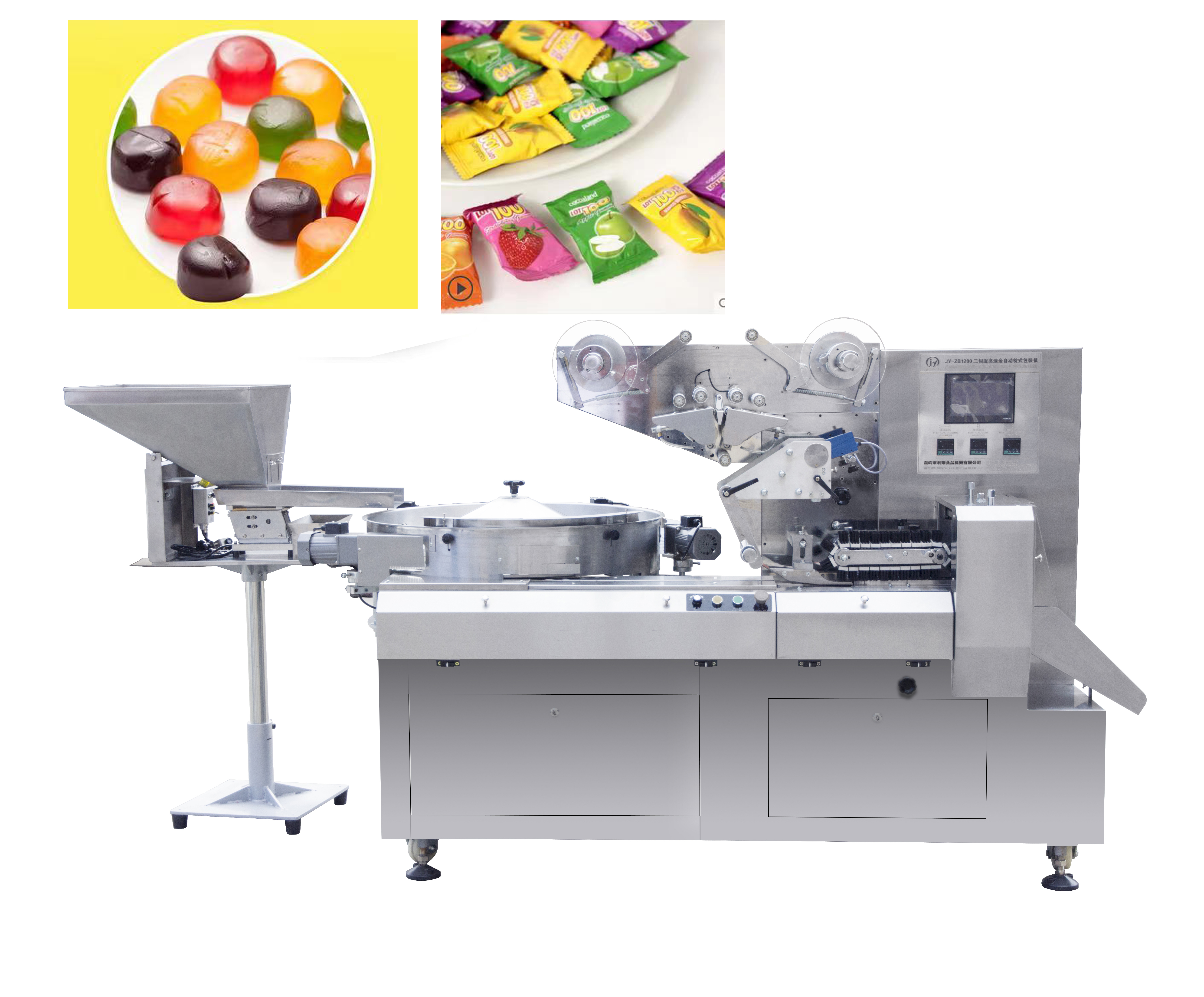 High Speed Gummy Candy Wrapping Machine(JY-ZB1200)