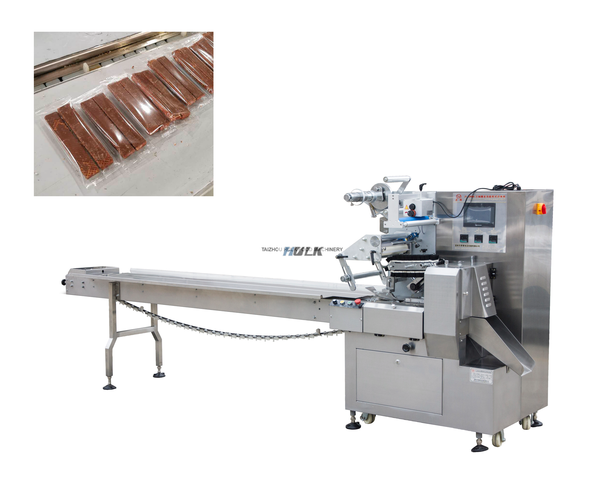 Double Piece Chocolate Bar Packaging Machine(JY-ZB400)