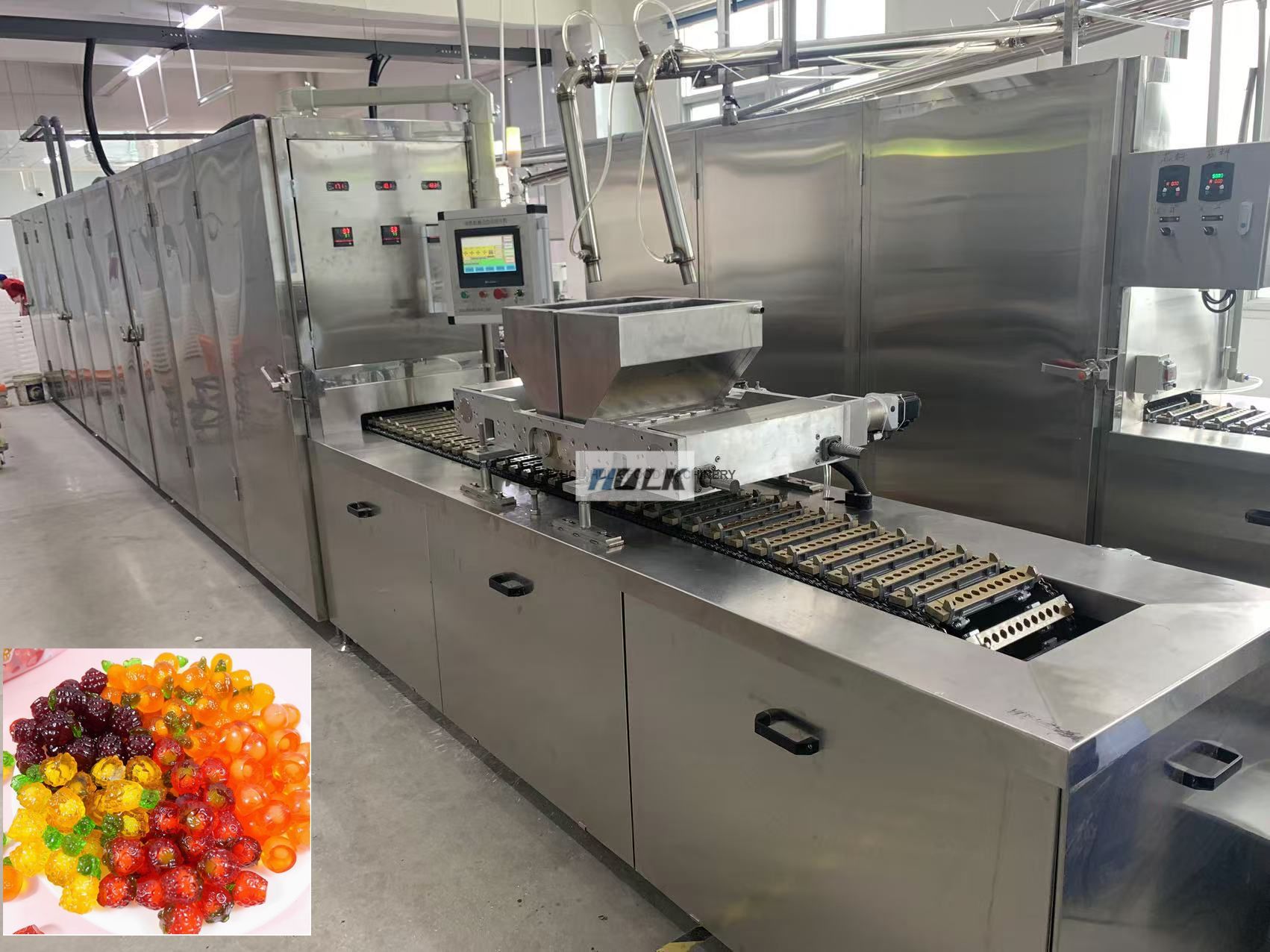 Automatic Gummy Candy Depositing Production Line(HK-300)
