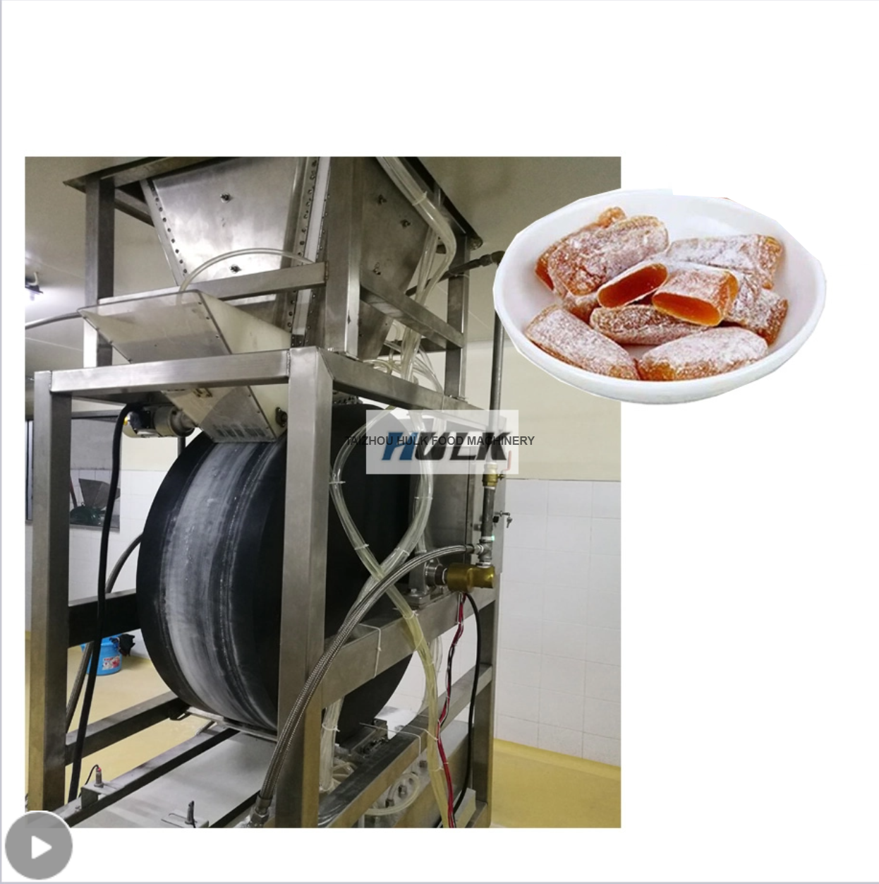 Gingerbon Candy Production Machine for Ginger Candy Production